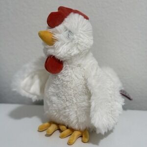 Bobbie 9.5" Chicken Soft Douglas Cuddle Plush Stuffed Animal Bird White Rooster